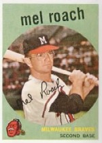 1959 Topps Baseball Cards      054      Mel Roach